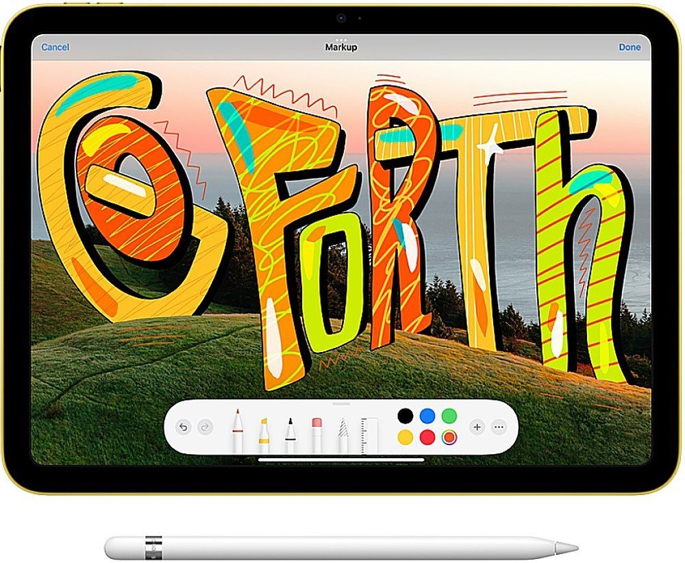 Apple - Apple - 10.9-Inch iPad (10th Generation) with Wi-Fi - Blue -64GB - Maxandfix -