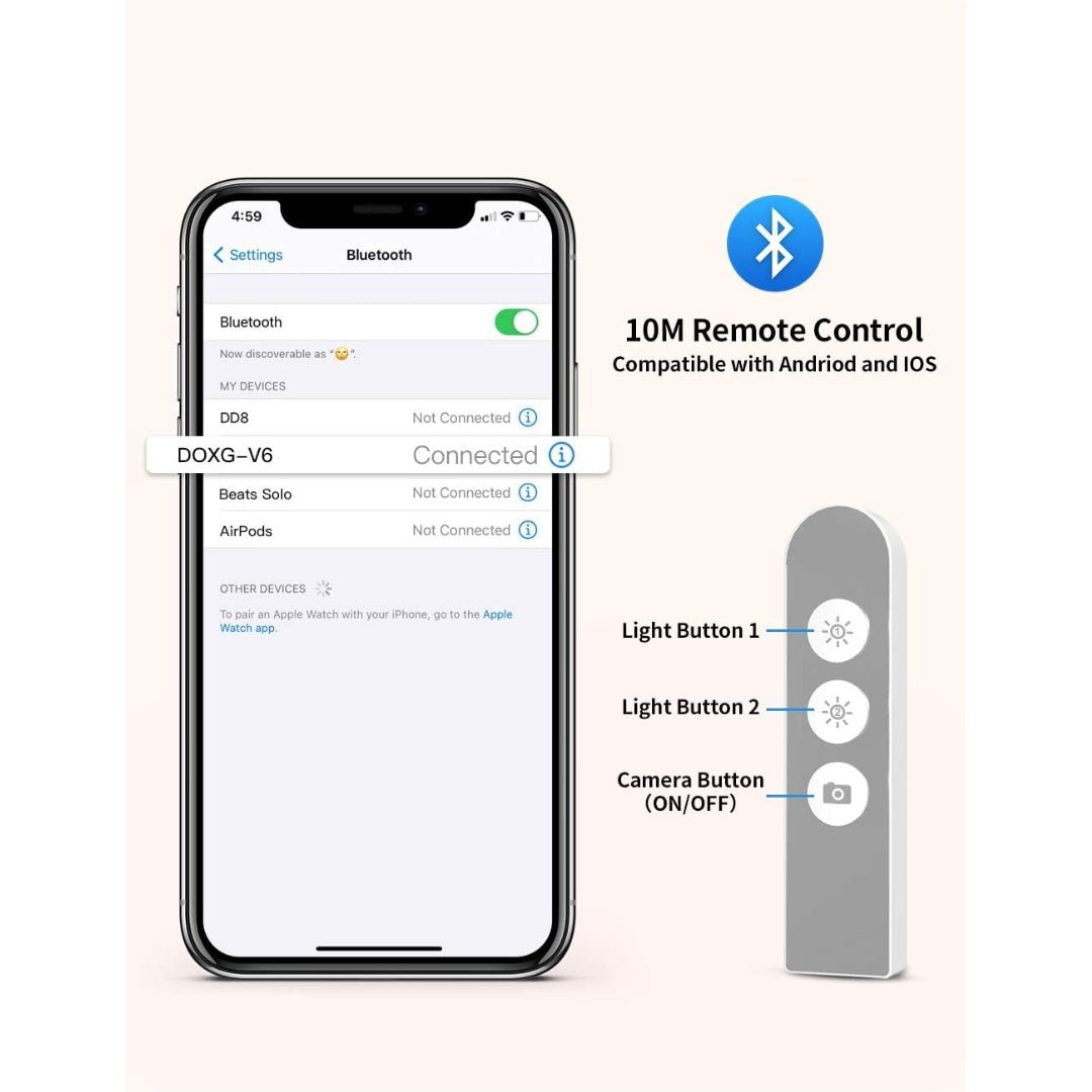 Maxandfix - Extendable Selfie Stand 360° Rotation with Phone Holder - Maxandfix -