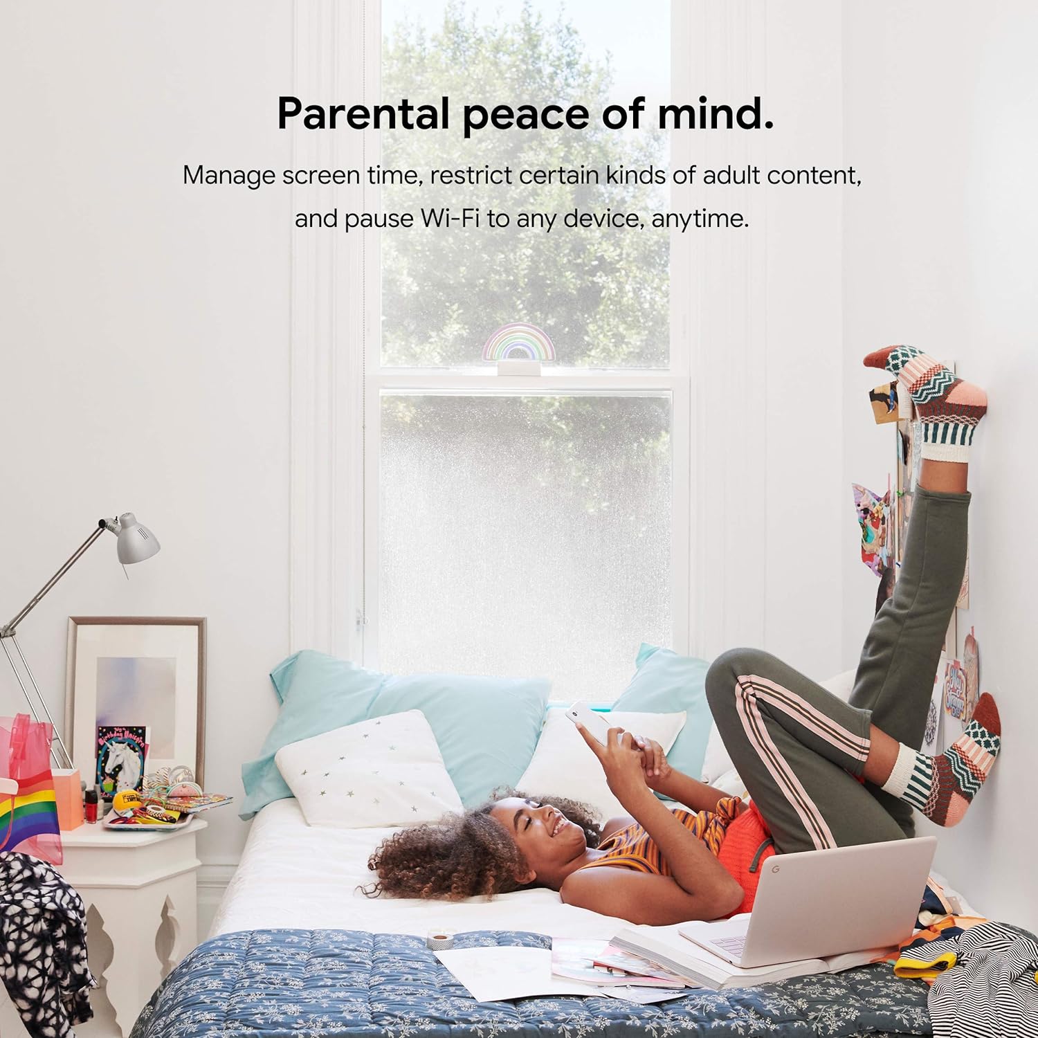 Maxandfix - Google Wifi - AC1200 - Mesh WiFi System - Wifi Router - 1500 Sq Ft Coverage - 1 pack - 1-Pack - - Maxandfix -