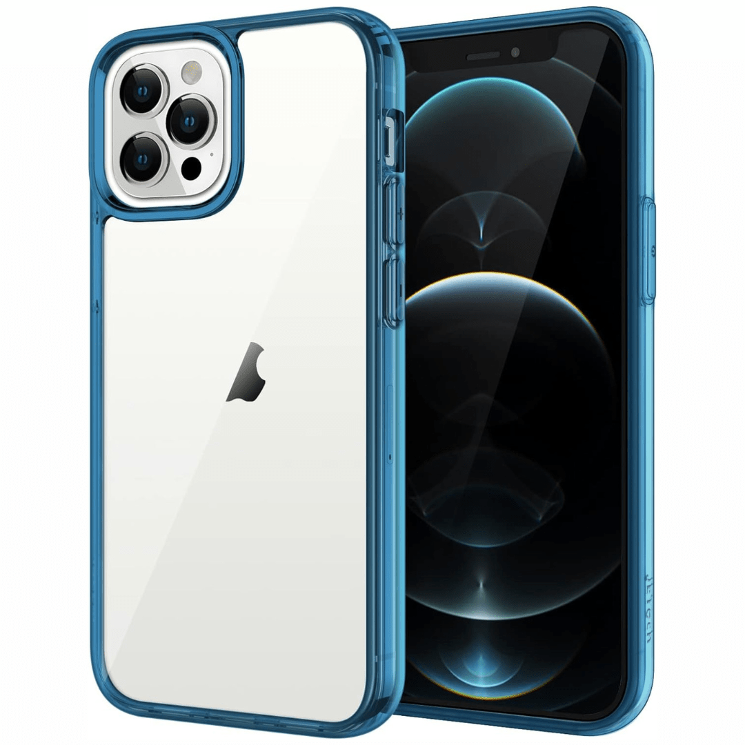 Maxandfix - iPhone 12 Pro Max, Non-Yellowing Shockproof Phone Case, Anti-Scratch - Navy Blue - - Maxandfix -