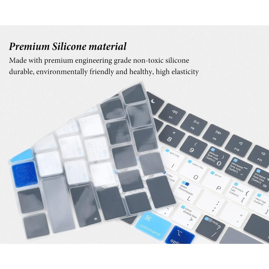 Maxandfix - Keyboard Cover with MAC OS Shortcut Hot Keys for Apple MacBook Pro 14 & 16 inch - Maxandfix -