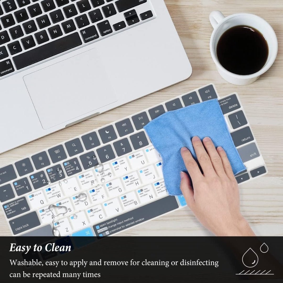 Maxandfix - Keyboard Cover with MAC OS Shortcut Hot Keys for Apple MacBook Pro 14 & 16 inch - Maxandfix -