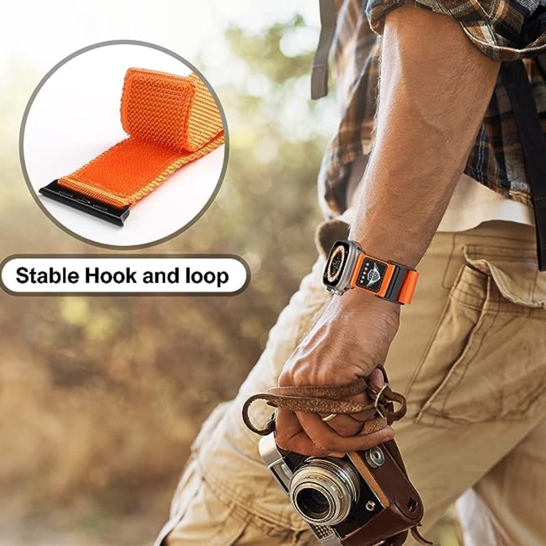Maxandfix - Rugged Nylon Band for Apple Watch - 42/44/45/49mm - - Maxandfix -