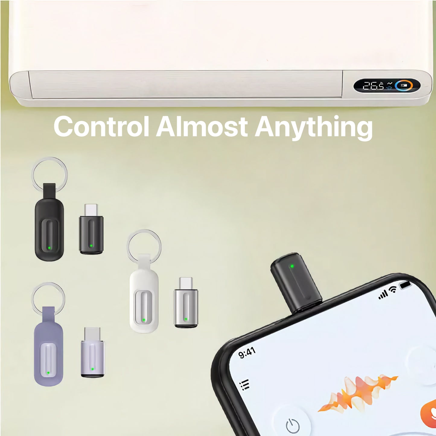 Mini Remote Controller Lightning Adapter for iPhone