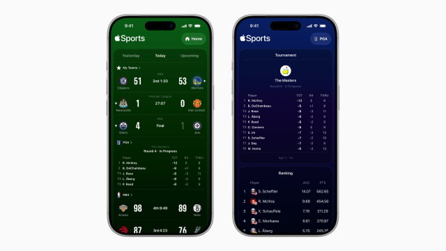 Apple Sports App Adds Golf Coverage Just in Time for the WM Phoenix Open