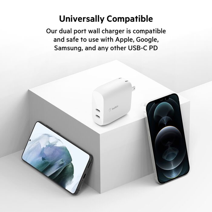 Belkin 40W Dual Port USB-C Wall Charger