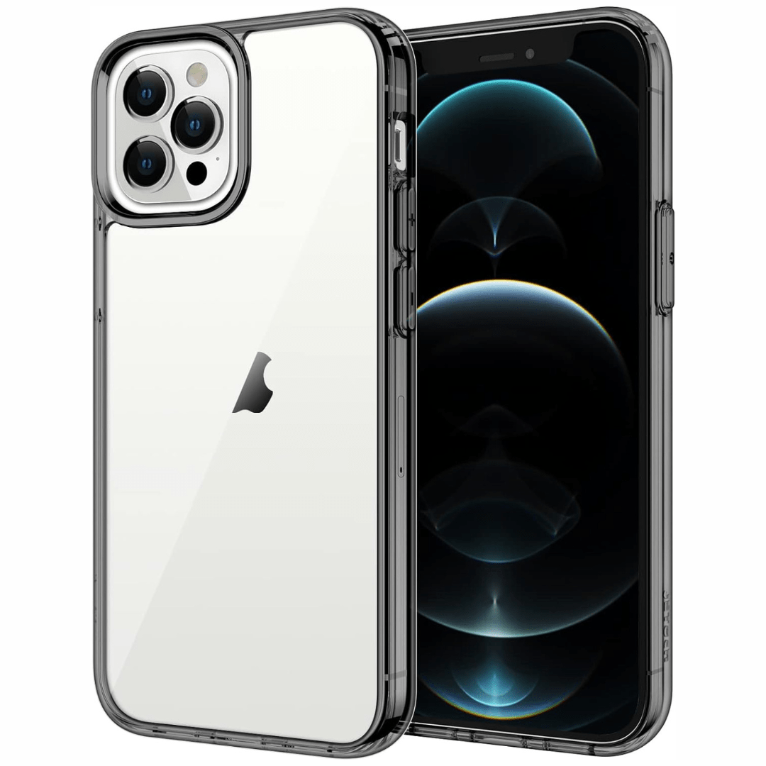 Maxandfix - iPhone 12 Pro Max, Non-Yellowing Shockproof Phone Case, Anti-Scratch - Black - - Maxandfix -